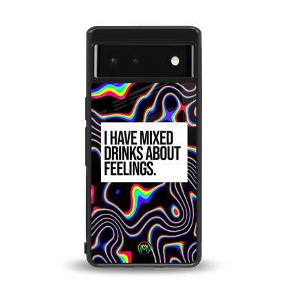 mixed emotions back phone cover | glass case for Google Pixel 6A