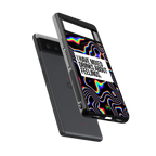 mixed emotions back phone cover | glass case for google pixel 6