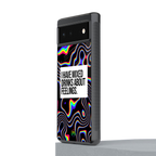 mixed emotions back phone cover | glass case for google pixel 6