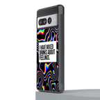 mixed emotions back phone cover | glass case for google pixel 7 pro