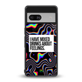 mixed emotions back phone cover | glass case for Google Pixel 7