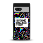 mixed emotions back phone cover | glass case for Google Pixel 7A