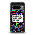 mixed emotions back phone cover | glass case for google pixel 8 pro