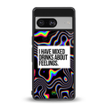 mixed emotions back phone cover | glass case for Google Pixel 8