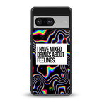 mixed emotions back phone cover | glass case for Google Pixel 8