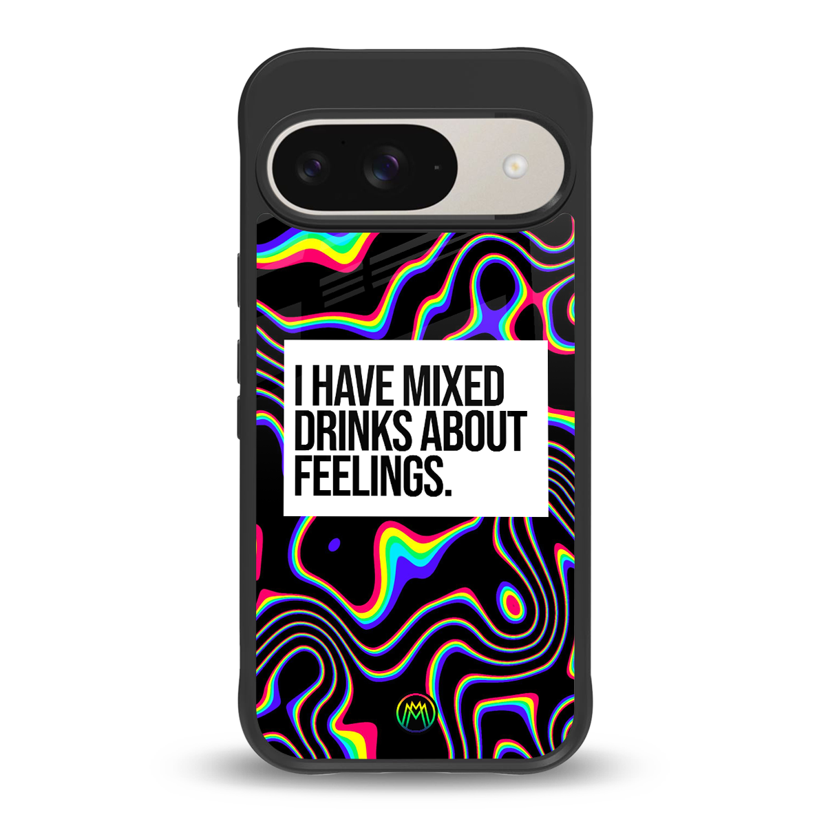 mixed emotions back phone cover | glass case for google pixel 9