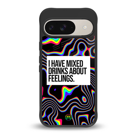 mixed emotions back phone cover | glass case for google pixel 9