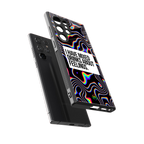 mixed emotions back phone cover | glass case for samsung galaxy s24 ultra