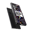 mixed emotions back phone cover | glass case for samsung galaxy s25 ultra