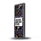 mixed emotions back phone cover | glass case for samsung galaxy s25 ultra