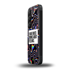 mixed emotions back phone cover | glass case for samsung galaxy s24 fe