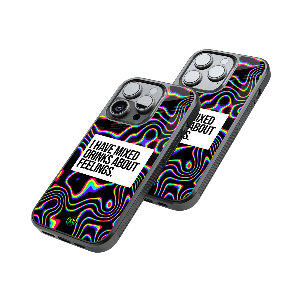 Protective Glass Back Phone Case Compatible with iPhone, Samsung, OnePlus, Pixel & More