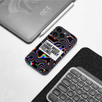 mixed emotions back phone cover | glass case for nothing phone 2