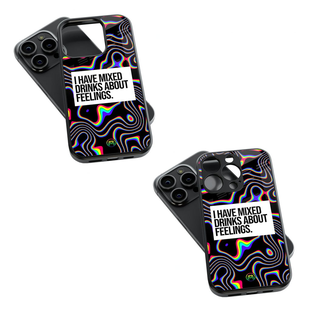 Trendy Glass Back Mobile Case for iPhone, Samsung, Redmi, OnePlus, Google Pixel, Motorola