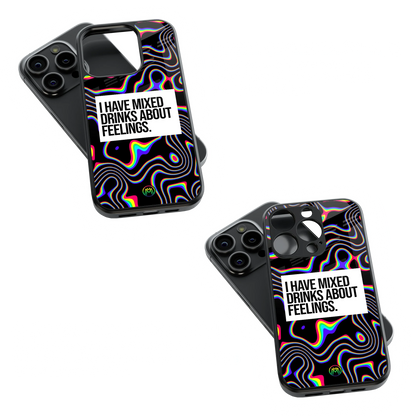 Trendy Glass Back Mobile Case for iPhone, Samsung, Redmi, OnePlus, Google Pixel, Motorola