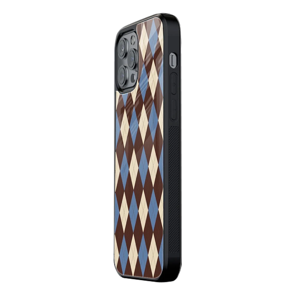 Slim Glass Back Phone Case for Multiple Brands iPhone, Samsung, Redmi, OnePlus, Oppo, Vivo
