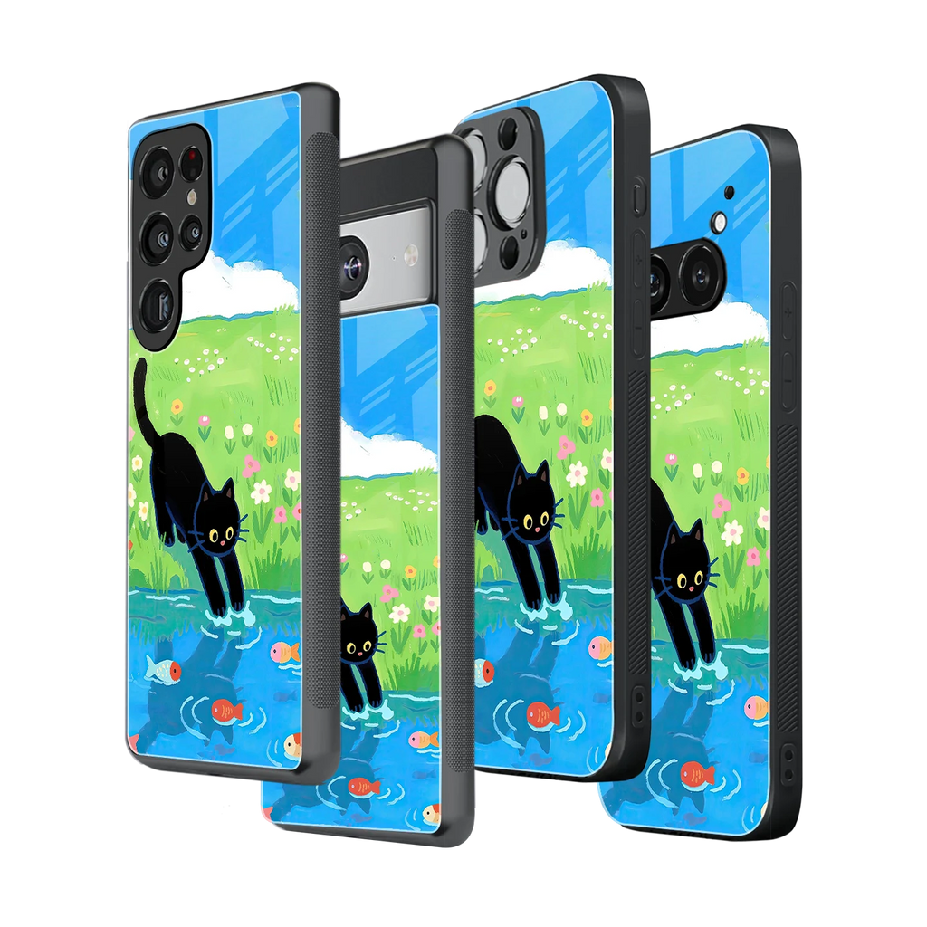Stylish Glass Back Case for All Smartphones iPhone, Samsung, OnePlus, Pixel, Redmi, Oppo, Vivo, Motorola