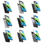 Durable Glass Back Mobile Case for iPhone, Samsung, OnePlus, Google Pixel, Redmi, Vivo, Oppo