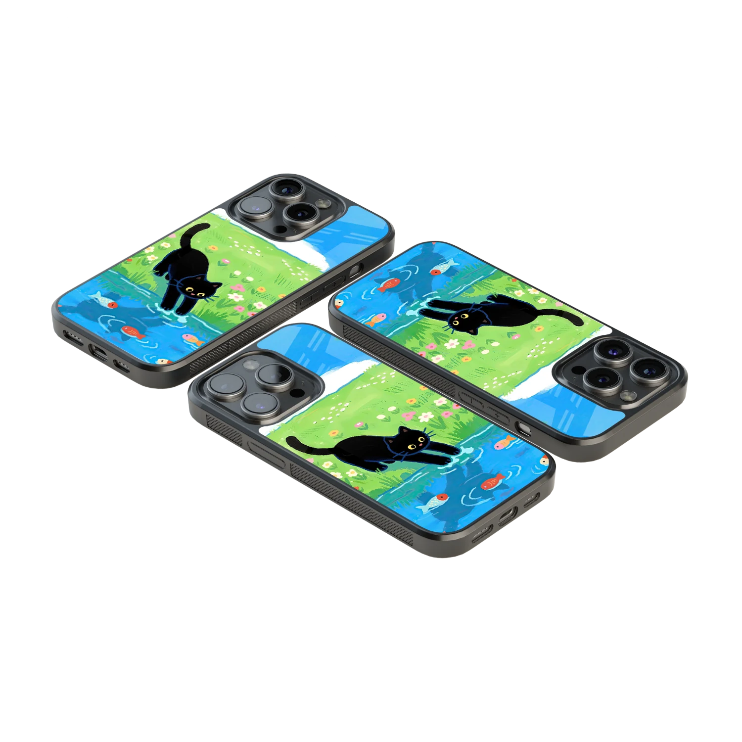 Luxury Glass Back Mobile Cover for iPhone, Samsung Galaxy, OnePlus, Pixel, Redmi & More