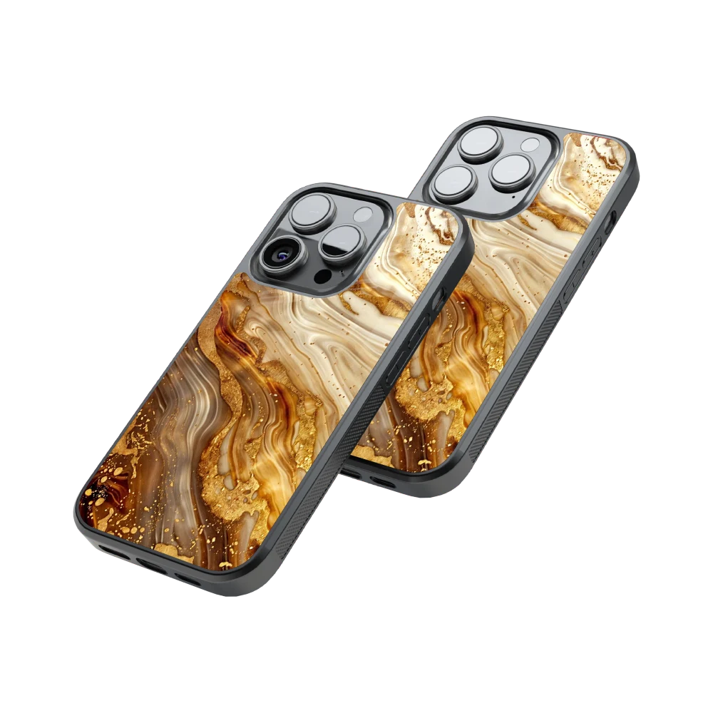Protective Glass Back Phone Case Compatible with iPhone, Samsung, OnePlus, Pixel & More