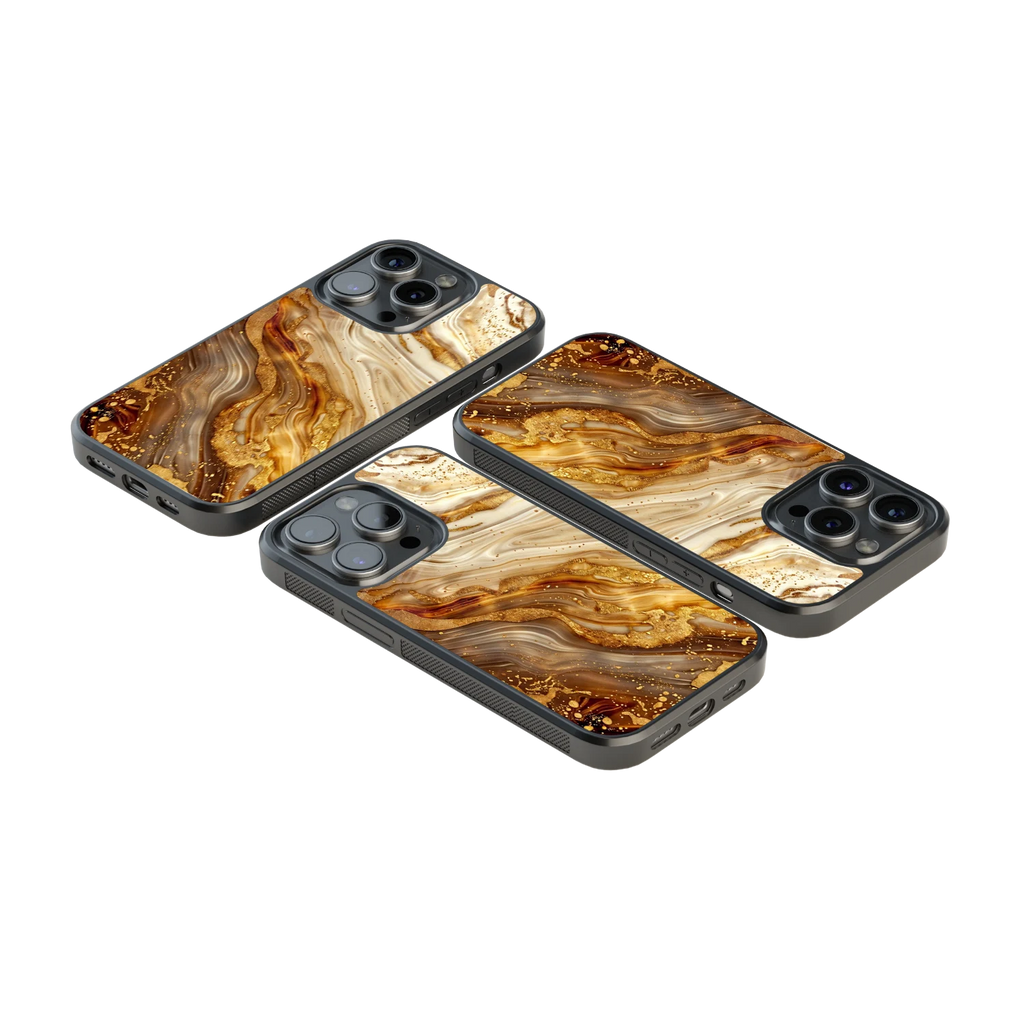 Luxury Glass Back Mobile Cover for iPhone, Samsung Galaxy, OnePlus, Pixel, Redmi & More