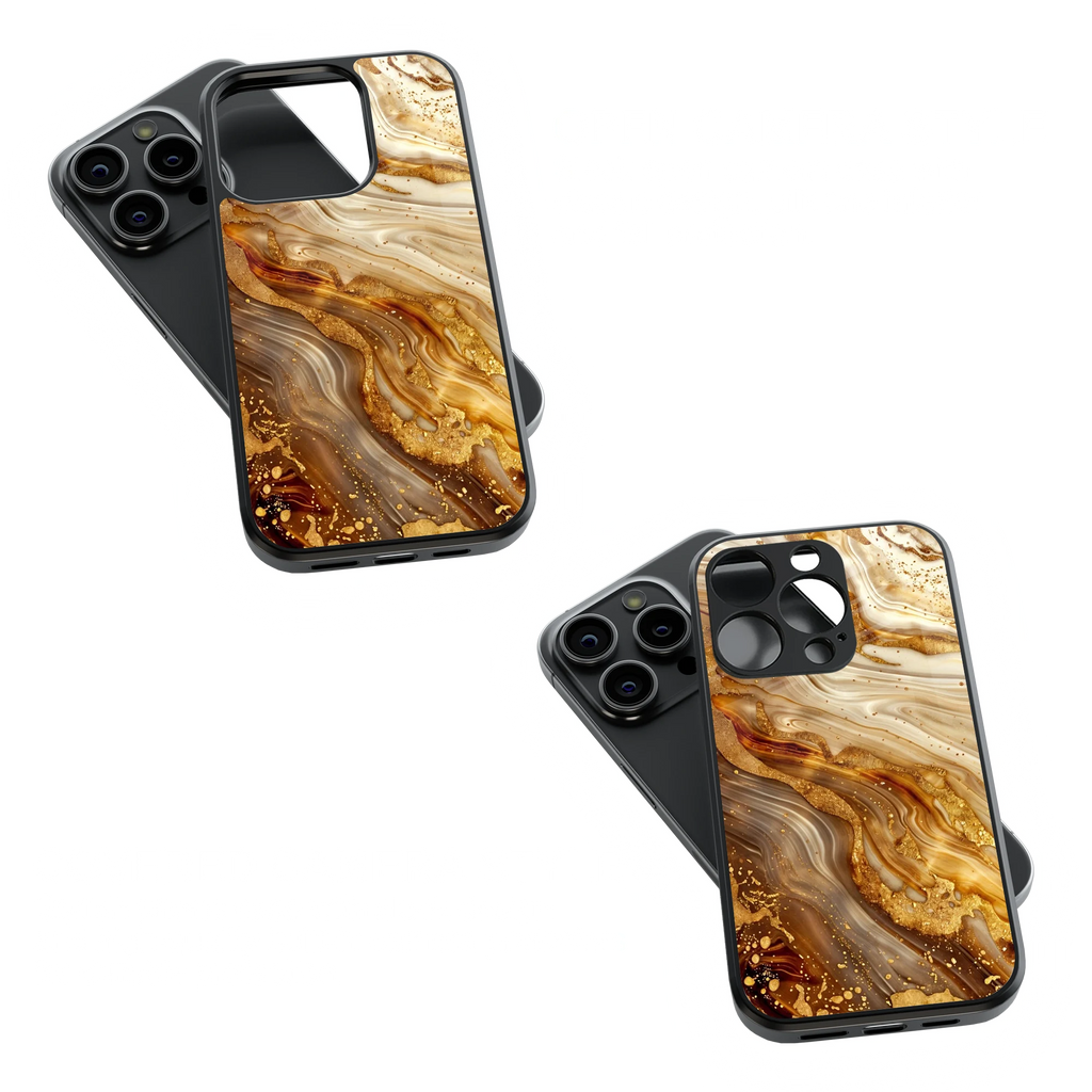 Trendy Glass Back Mobile Case for iPhone, Samsung, Redmi, OnePlus, Google Pixel, Motorola