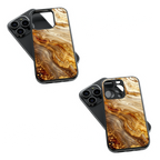 Trendy Glass Back Mobile Case for iPhone, Samsung, Redmi, OnePlus, Google Pixel, Motorola