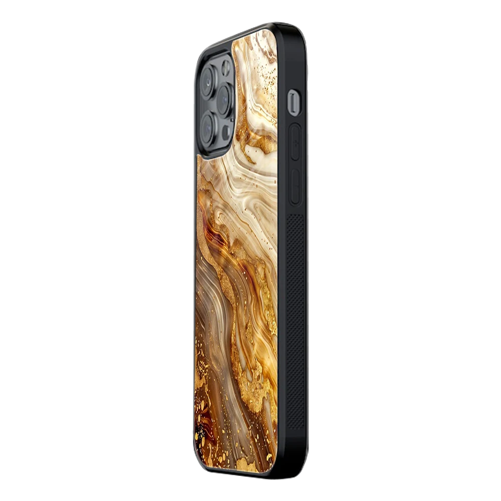 Slim Glass Back Phone Case for Multiple Brands iPhone, Samsung, Redmi, OnePlus, Oppo, Vivo