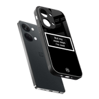mom says i'm cool black back phone cover | glass case for oneplus nord 3