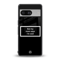 mom says i'm cool black back phone cover | glass case for Google Pixel 8