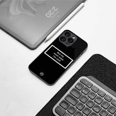 Mom Says I'm Cool Black Phone Cover | Glass Case