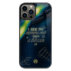Premium Glass Back Mobile Phone Cover for iPhone, Samsung, OnePlus, Google Pixel, Redmi, Oppo, Vivo & Realme