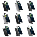 Durable Glass Back Mobile Case for iPhone, Samsung, OnePlus, Google Pixel, Redmi, Vivo, Oppo