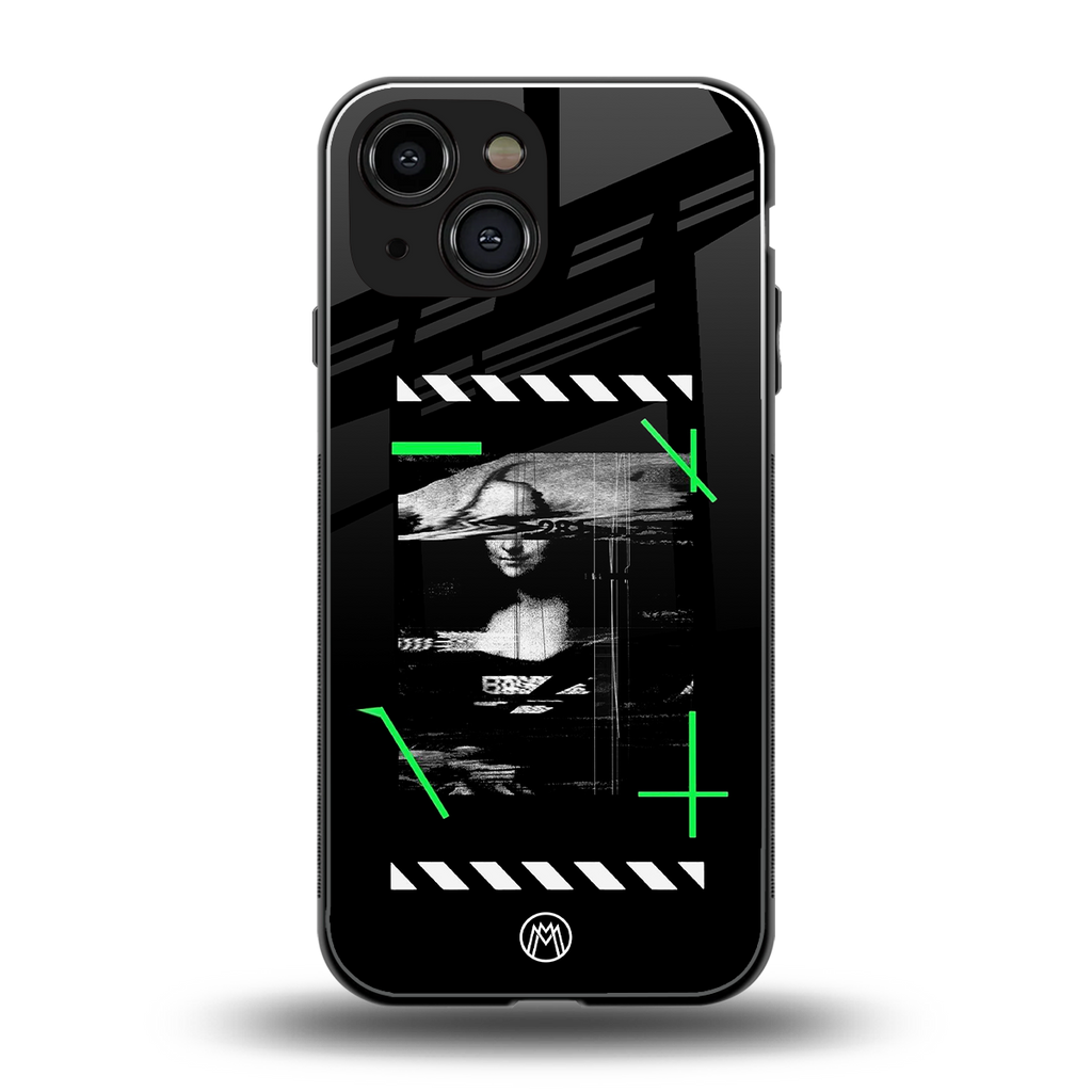 mona lisa art back phone cover | glass case for iphone 13 mini
