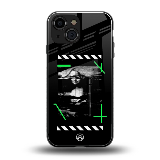 mona lisa art back phone cover | glass case for iphone 13 mini