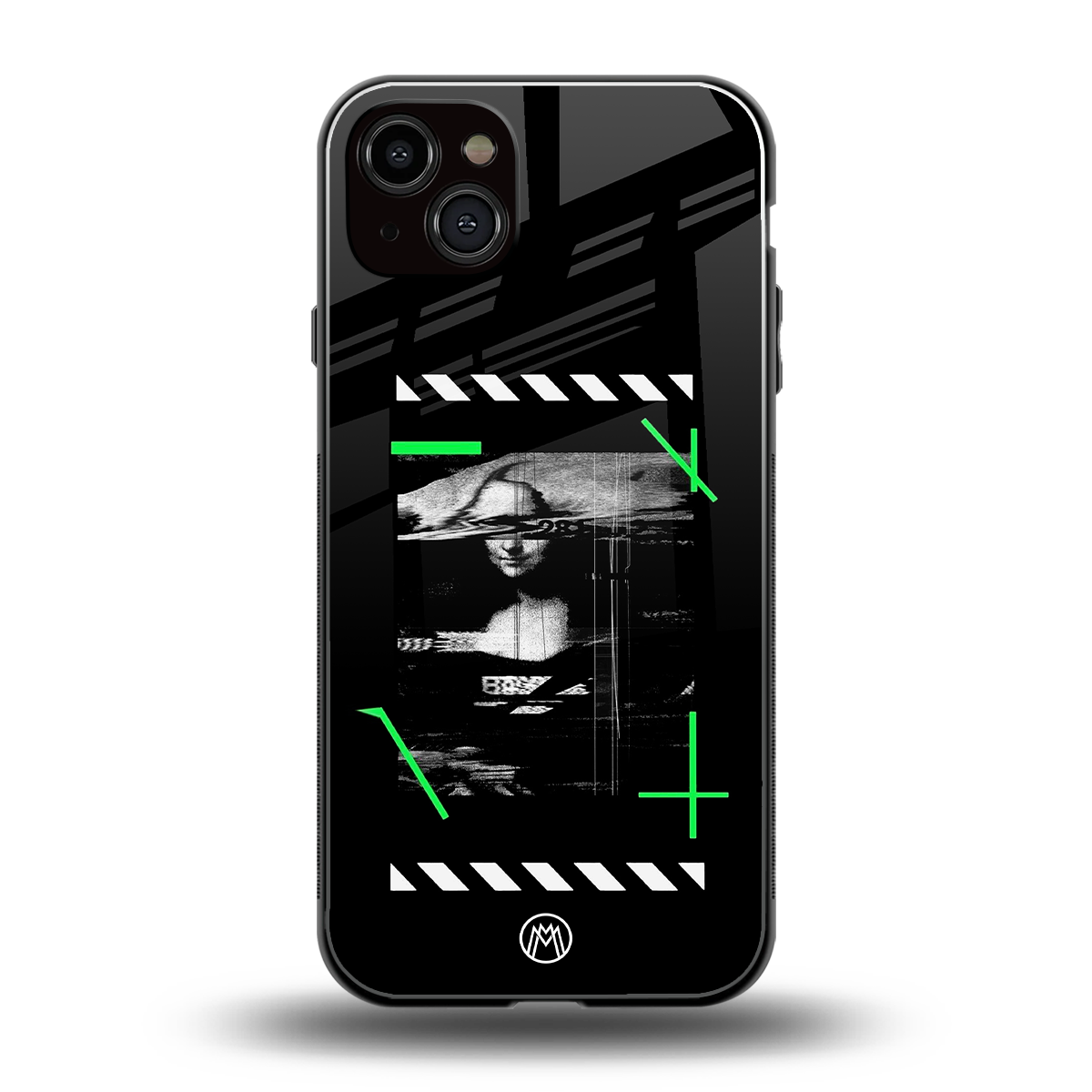 mona lisa art back phone cover | glass case for iphone 15 plus