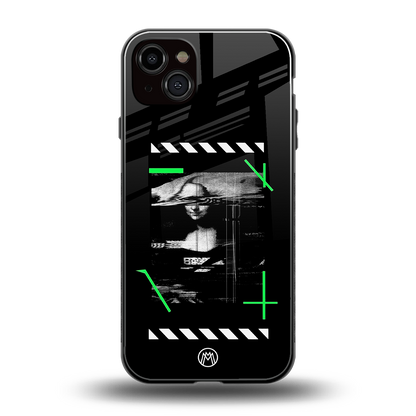 mona lisa art back phone cover | glass case for iphone 14 plus