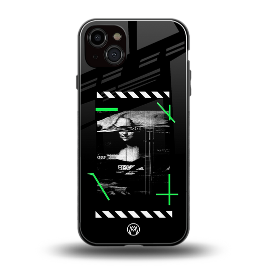 mona lisa art back phone cover | glass case for iphone 14 plus