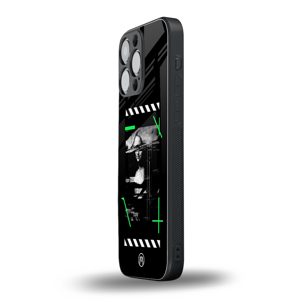 mona lisa art back phone cover | glass case for iphone 16 pro max