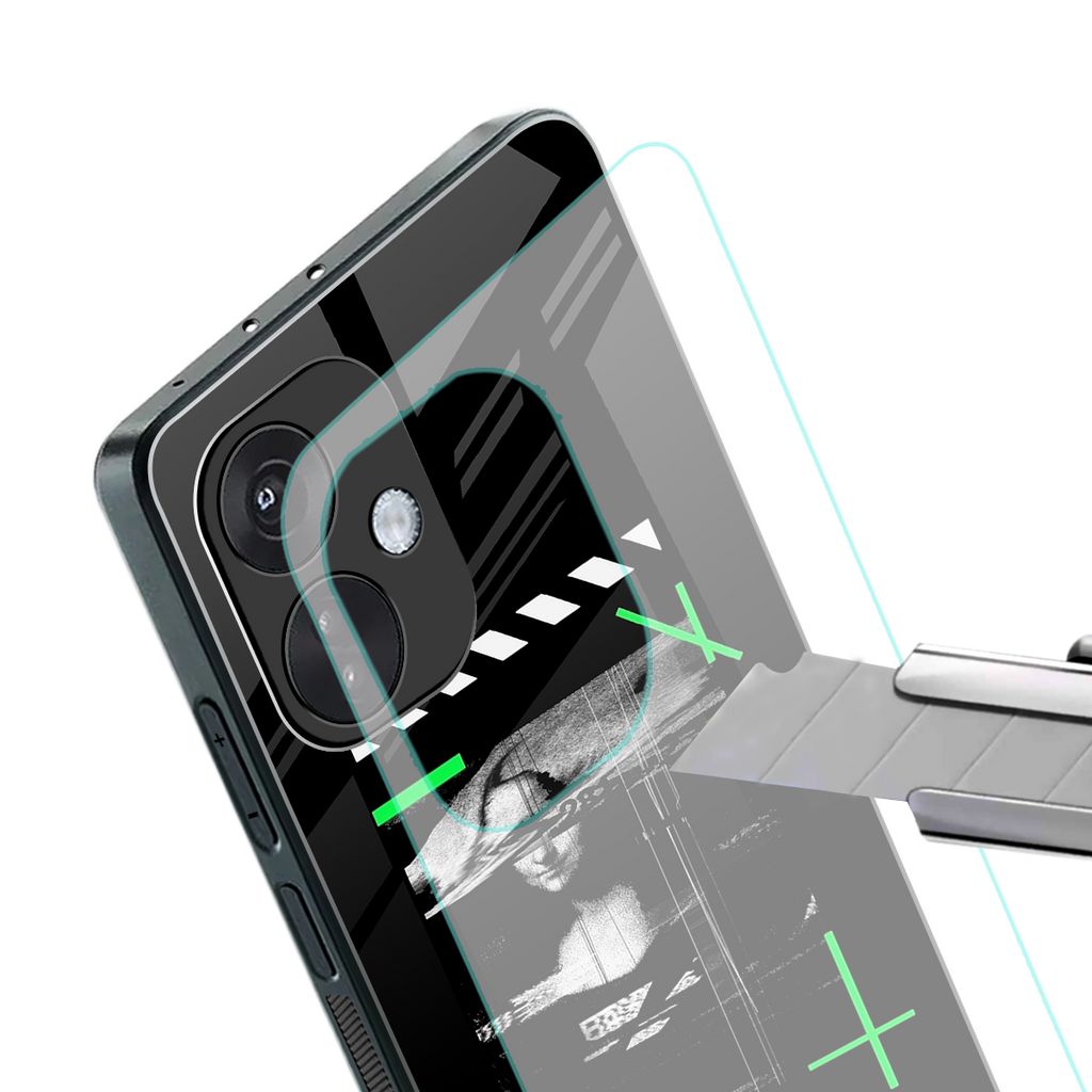 mona lisa art back phone cover | glass case for oneplus nord ce 3