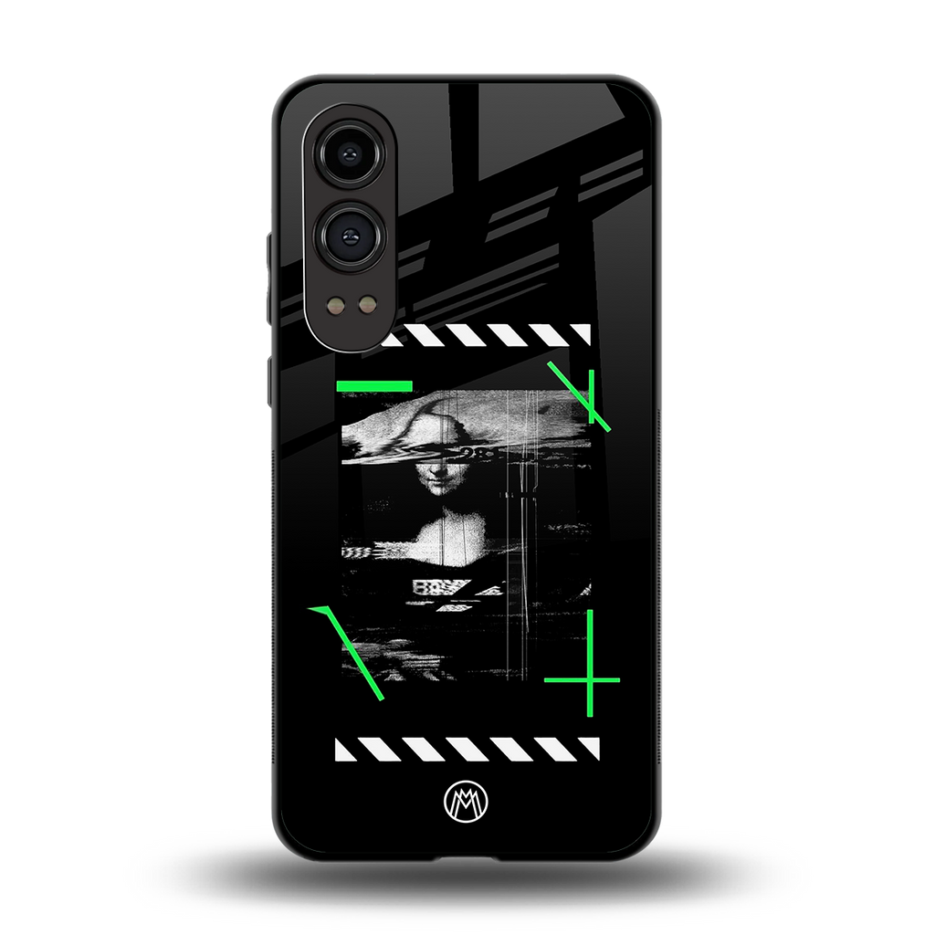 mona lisa art back phone cover | glass case for oneplus nord ce 4 lite