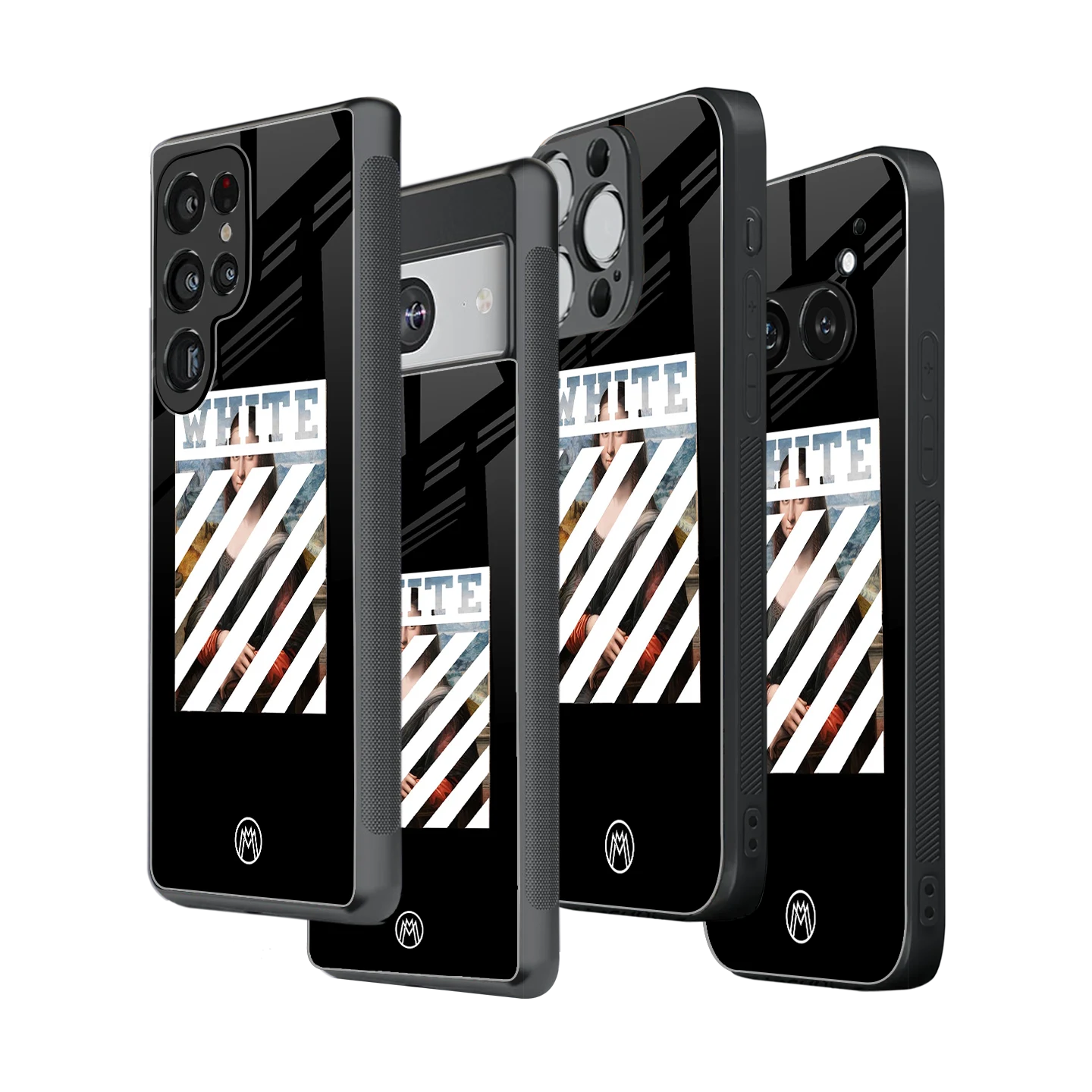 Stylish Glass Back Case for All Smartphones iPhone, Samsung, OnePlus, Pixel, Redmi, Oppo, Vivo, Motorola