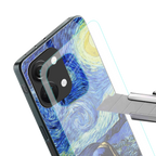 mona lisa starry night back phone cover | glass case for oneplus nord 3