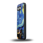 mona lisa starry night back phone cover | glass case for oneplus nord 4