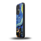 mona lisa starry night back phone cover | glass case for oneplus nord ce 3