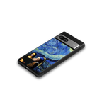 mona lisa starry night back phone cover | glass case for Google Pixel 7A