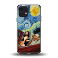mona lisa x van gogh back phone cover | glass case for nothing phone 1