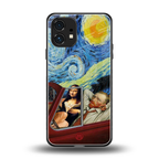 mona lisa x van gogh back phone cover | glass case for nothing phone 1