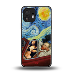 mona lisa x van gogh back phone cover | glass case for nothing phone 2