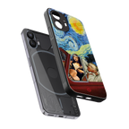 mona lisa x van gogh back phone cover | glass case for nothing phone 2